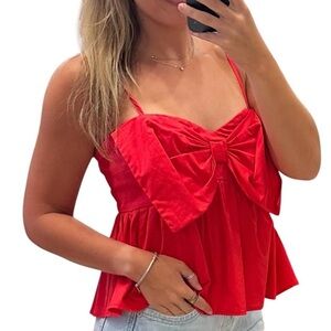 Red Bow Top